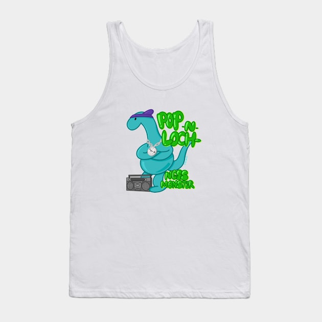 Pop n Lochness Monster Tank Top by HofDraws